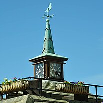 clock on the roof