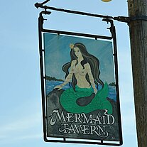 Mermaid Tavern pub sign