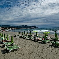 Strand von Diano Marina nach Cervo Strand von Diano Marina nach Cervo