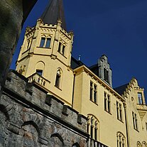 Schloß Rothestein von unten Schloß Rothestein von unten