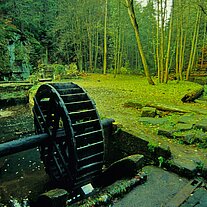 Wasserrad der Grundmühle Wasserrad der Grundmühle
