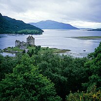 Eilean Donan Castle von oben Eilean Donan Castle von oben