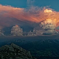 Wolkenstimmung bei Sonnenuntergang Wolkenstimmung bei Sonnenuntergang