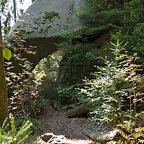 Beim Abstieg am Kibitzstein Beim Abstieg am Kibitzstein