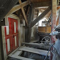 Installationen im Mühleninneren Installationen im Mühleninneren