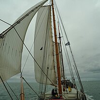 Mermaid unter Seglen