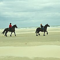 Reiter am Strand Reiter am Strand