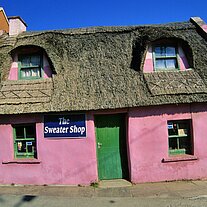 Reet gedecktes Haus in Doolin