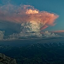 Wolkenstimmung bei Sonnenuntergang Wolkenstimmung bei Sonnenuntergang