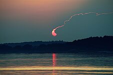 Sonnenuntergang im Hafen von Klintholm Sonnenuntergang im Hafen von Klintholm