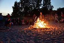 Lagerfeuer am Strand Lagerfeuer am Strand