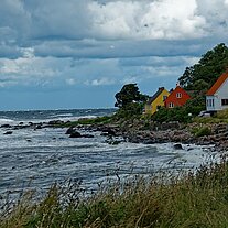 Häuser von Teglkåsvej am Meer Häuser von Teglkåsvej am Meer