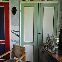 Ruurd Wiersma Museum Burdaard bemalte Inneneinrichtung