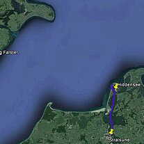 Landkarte Hiddensee Landkarte Hiddensee