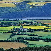 Blick in die Landschaft vom Menez Hom Blick in die Landschaft vom Menez Hom