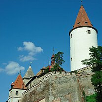 Bergfried der Burg Krivoklat