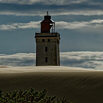 Rubjerg Knude Fyr in den Dünen Rubjerg Knude Fyr in den Dünen