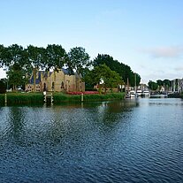 Schloss v. Medemblik und Kanal Schloss v. Medemblik und Kanal