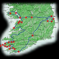 Irlandkarte
