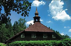 Giebel eines Böhmerwaldhauses