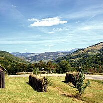 Karpatenrand Landschaft Pass Setref