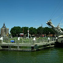Einfahrt in den Hafen von Enkhuizen Einfahrt in den Hafen von Enkhuizen