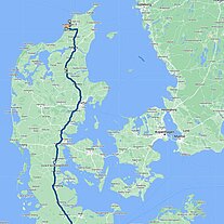 Route nach Norden Route nach Norden
