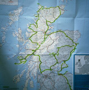 Schottland Landkarte