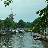Windmühle vom Liegeplatz aus Windmühle vom Liegeplatz aus