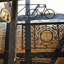 alte Schilder im Museum alte Schilder im Museum