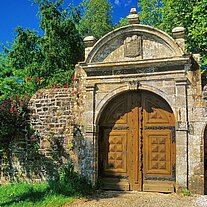 Eingangstor Kloster Landevenec Eingangstor Kloster Landevenec