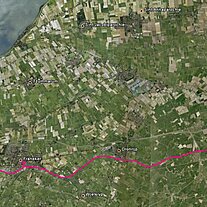 Landkarte nach Leeuwarden Landkarte nach Leeuwarden