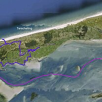 Landkarte Terschelling