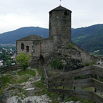 Die Burg und das Elbtal Die Burg und das Elbtal