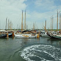 am Pier von Schiermonnikoog am Pier von Schiermonnikoog
