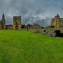 Warkworth Castle Panorama Warkworth Castle Panorama