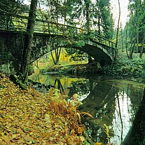 alte Beton Brücke über die Kamnitz alte Beton Brücke über die Kamnitz