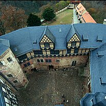 Blick vom Burgturm Falkenstein