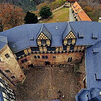 Blick vom Burgturm Falkenstein Blick vom Burgturm Falkenstein