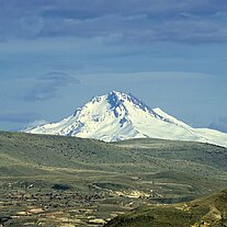 der Vulkan Erciyes Dagi der Vulkan Erciyes Dagi