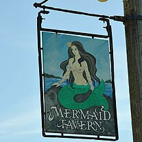 Mermaid Tavern Kneipen-Schild Mermaid Tavern Kneipen-Schild