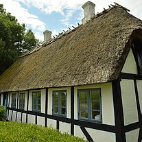 Reethäuser am Hafen