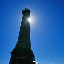 Phare d' Eckmuehl Leuchttum und Sonne