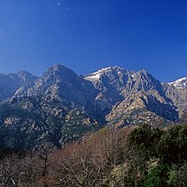 Berggruppe des Monte d Oro