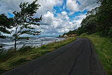 Häuser von Teglkåsvej am Meer