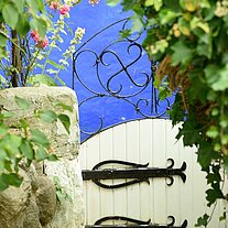 Gartentor zur blauen Scheune Gartentor zur blauen Scheune