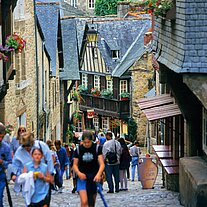 Rue du Jerzual in Dinan Rue du Jerzual in Dinan
