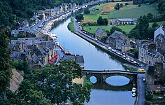 Hafen von Dinan an der Rance Hafen von Dinan an der Rance