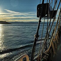 Gegenlicht Richtung Stavanger Gegenlicht Richtung Stavanger