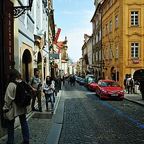 die Nerudova Strasse die Nerudova Strasse